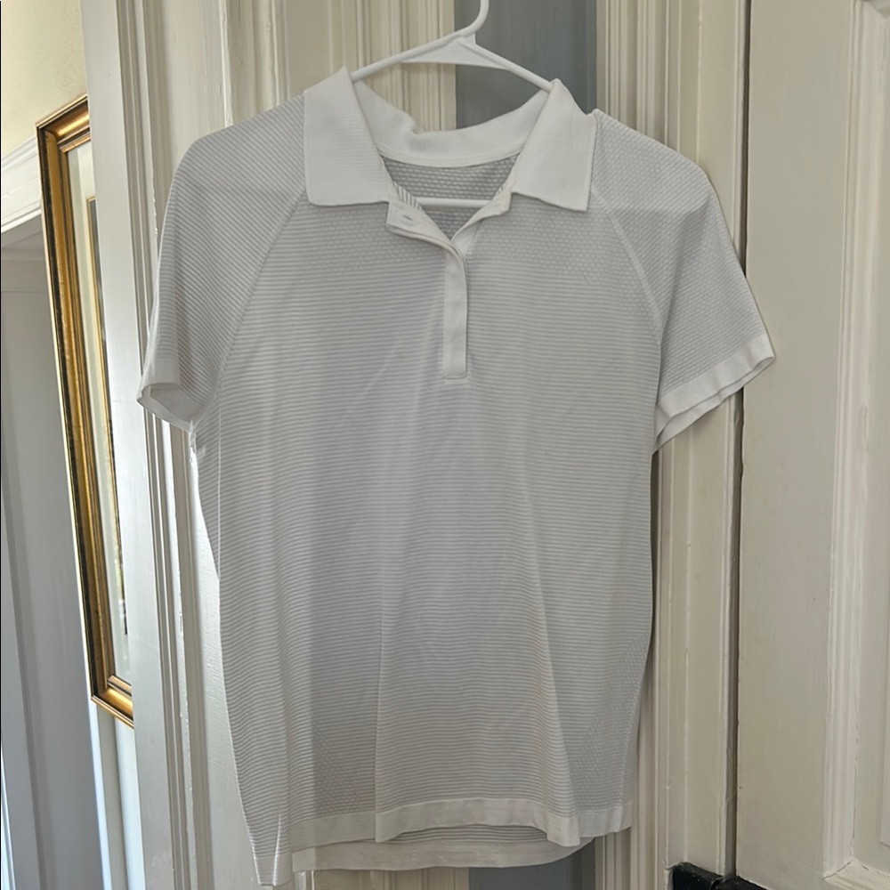 White Polo Shirt Lululemon